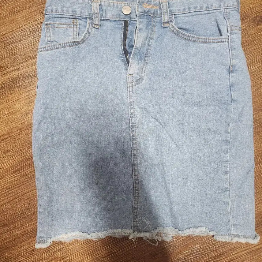 [BUNJANG] Denim Mini Skirt / 중청스커트