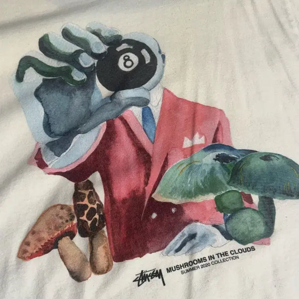 [BUNJANG] Stussy Mushroom in the Cloud T-Shirt (Large) / 스투시 머쉬룸 인더 클라우드 반팔 L
