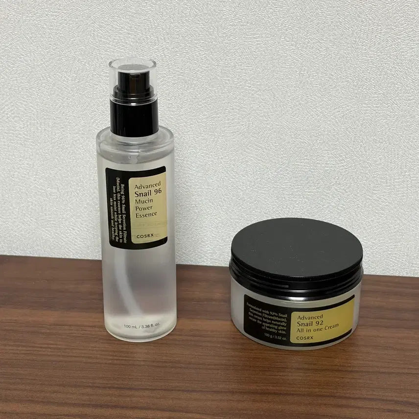 [BUNJANG] COSRX Advanced Snail Mucin Power Essence & All In One Cream Set / 새제품) 코스알엑스 COSRX 스네일 에센스, 크림