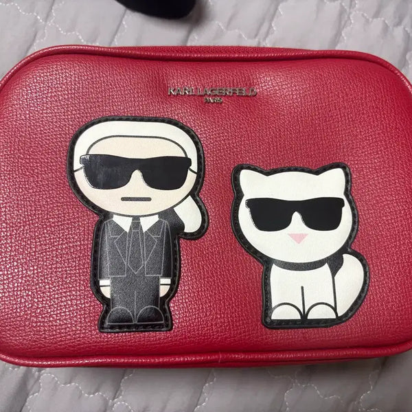 [BUNJANG] Karl Lagerfeld Carmen Bag Red / 칼 라거펠트 카르멘백 레드