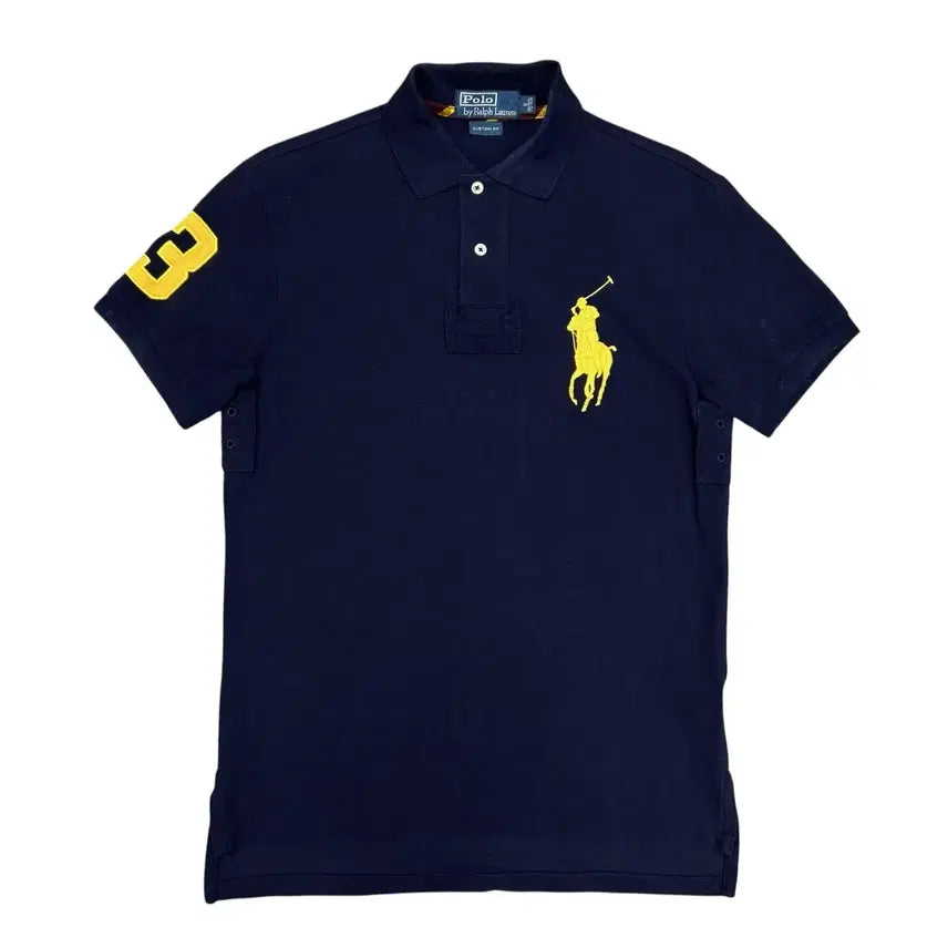 [BUNJANG] Polo Ralph Lauren Navy Big Pony Chiffkeff Polo Shirt (S) / 폴로 남노 네이비 빅포니 치프키프 카라티(S)