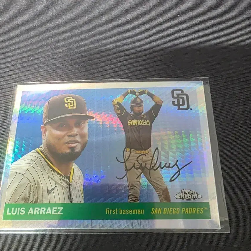 [BUNJANG] 2025 Topps Chrome Platinum Luis Arraez Trading Card / 2025 탑스 크롬 플래티넘 샌디에이고 루이스 아라에즈 카드