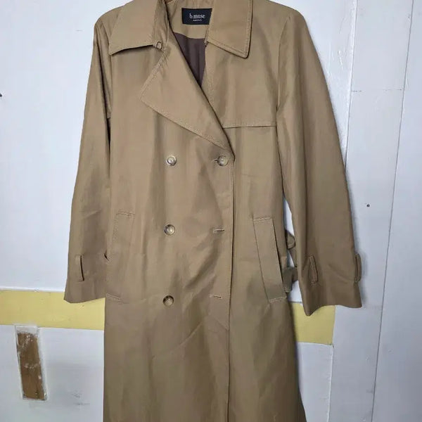 [BUNJANG] b.muse Classic Trench Coat Beige Free Size / b.muse55~66 트렌치코트 베이지색 프리사이즈