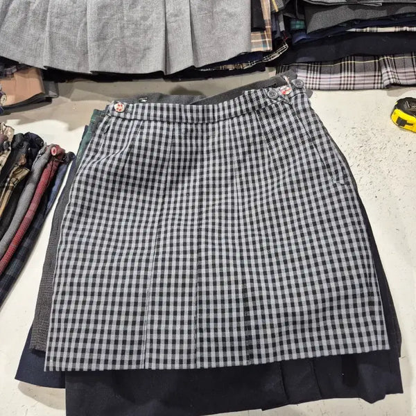 [BUNJANG] Used School Skirts (Size 74 and Below, H-Line Only) / 중고 교복치마 사이즈74이하 20장. B급치마 h라인만