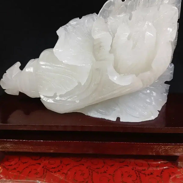 [BUNJANG] White Jade Cabbage Sculpture / 백옥 배추 조각