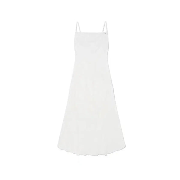 [BUNJANG] KIRSH Women's Back Point Maxi Sleeveless Dress White / 키르시 여성용 백 포인트 맥시 슬리브리스 드레스 원피스 화이트