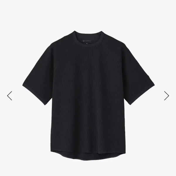 [BUNJANG] Goldwin Waffle T-Shirt Black / 골드윈 와플 티셔츠 블랙