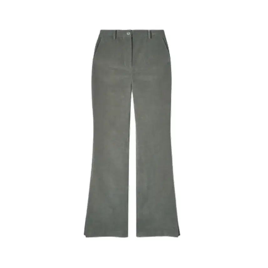 [BUNJANG] LFM Corduroy Flare Button Pants (Gray Khaki) / LFM 코듀로이 플레어 팬츠
