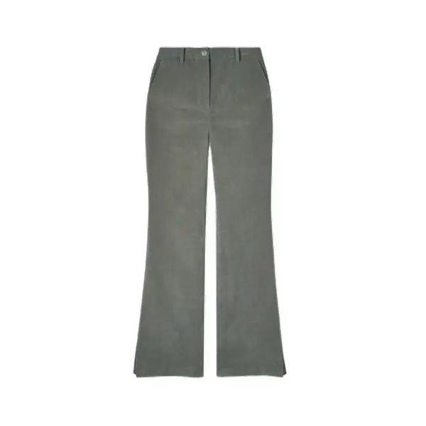 [BUNJANG] LFM Corduroy Flare Button Pants (Gray Khaki) / LFM 코듀로이 플레어 팬츠