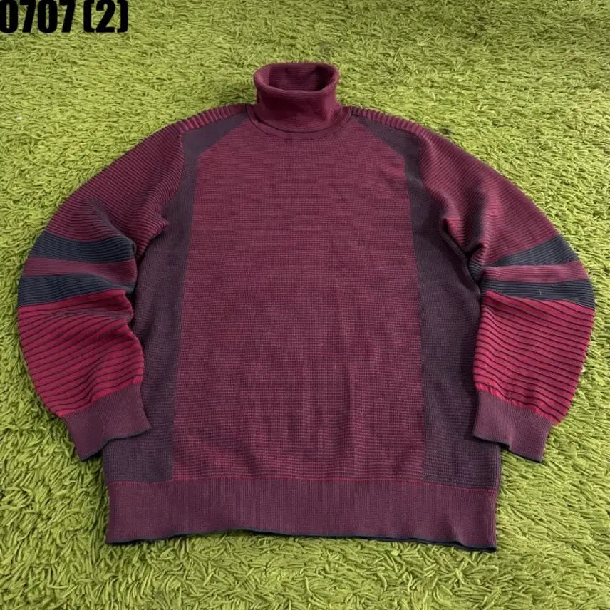 [BUNJANG] Lanvin Ribbed Turtleneck Sweater / 랑방 골지 목폴라 스웨터