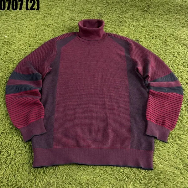 [BUNJANG] Lanvin Ribbed Turtleneck Sweater / 랑방 골지 목폴라 스웨터