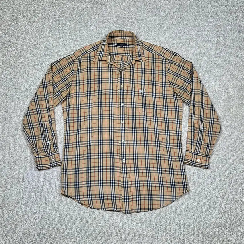 [BUNJANG] Burberry London Classic Nova Check Long Sleeve Shirt / [버버리] 런던 클래식 노바체크 긴팔 셔츠 | S00537