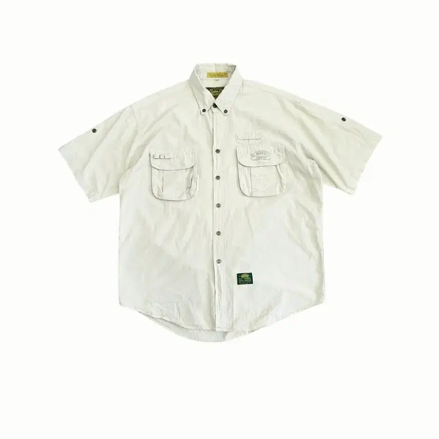 [BUNJANG] Camel Trophy Adventure Safari Fishing Short Sleeve Shirt XXL / Camel Trophy 카멜 트로피 어드벤쳐 사파리 피싱 반팔 셔츠입니다