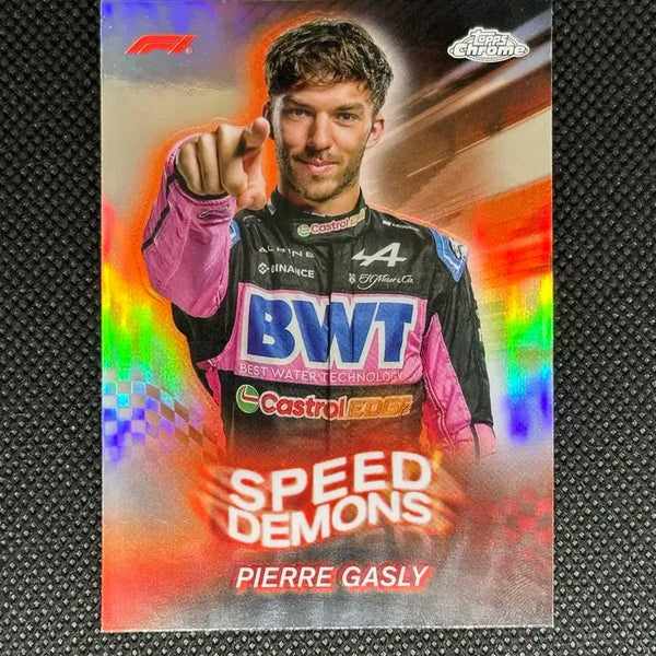 [BUNJANG] 2024 Topps Chrome F1 Pierre Gasly Speed Demons Card / 2024 탑스 크롬 f1 피에르 가슬리 스피드 데몬 카드