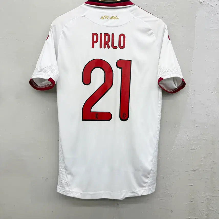 [BUNJANG] Adidas 09-10 AC Milan Away Andrea Pirlo #21 Jersey (Size S) / (M) 아디다스 09-10 AC 밀란 어웨이 No.21 안드레아 피를로