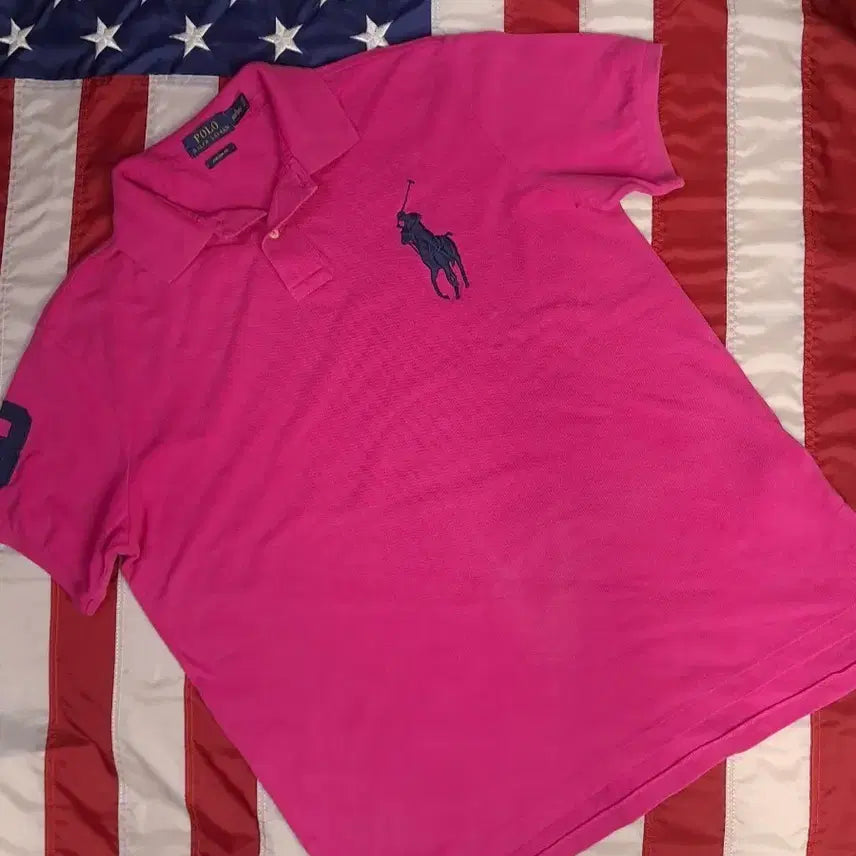 [BUNJANG] Polo Ralph Lauren Original Big Pony PK T-Shirt / 오리지날 폴로랄프로렌 빅포니 PK 반팔 카라티