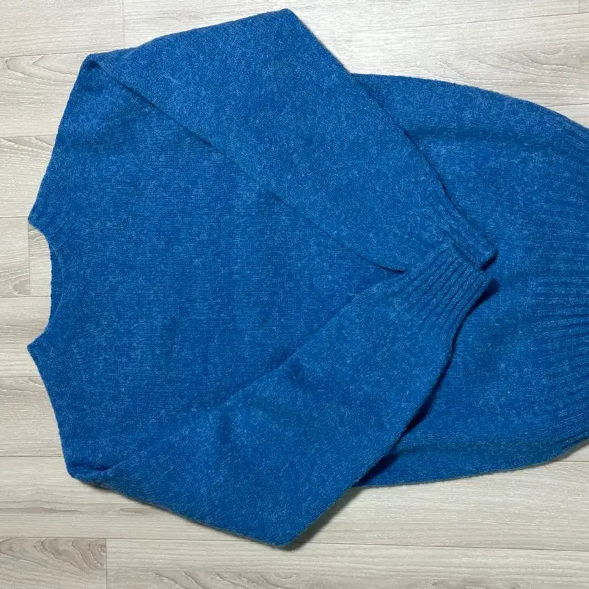 [BUNJANG] Haulin Knit Blue 100% Scottish Wool / [M] 하울린 니트
