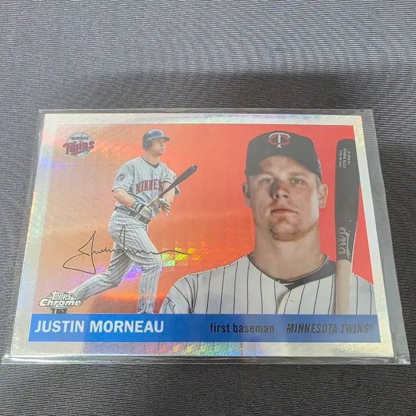 [BUNJANG] 2025 Topps Chrome Platinum Justin Morneau Minnesota Card / 2025 탑스 크롬 플래티놈 미네소타 저스틴 모어노 카드