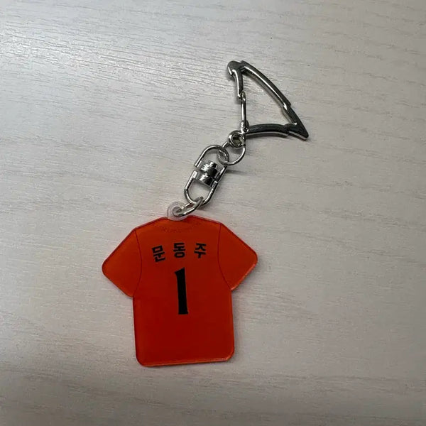 [BUNJANG] Hanwha Eagles Moon Dong-ju Baseball Uniform Keyring / 한화이글스 문동주 유니폼 키링 새상품 (필름제거xx)