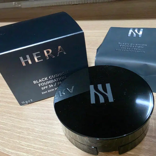 [BUNJANG] Hera Black Cushion SPF34/PA++ 17N Ivory Foundation with Refill / 새상품) 헤라 블랙쿠션 17N 아이보리 본품+리필