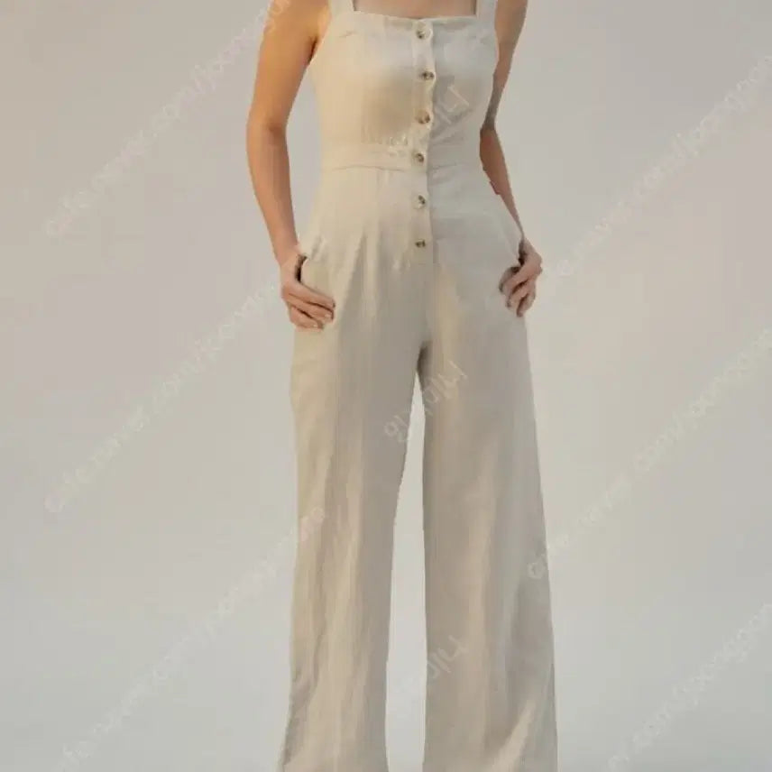 [BUNJANG] Sculptor Linen Jumpsuit / 스컬프터(Sculptor) 린넨 점프수트