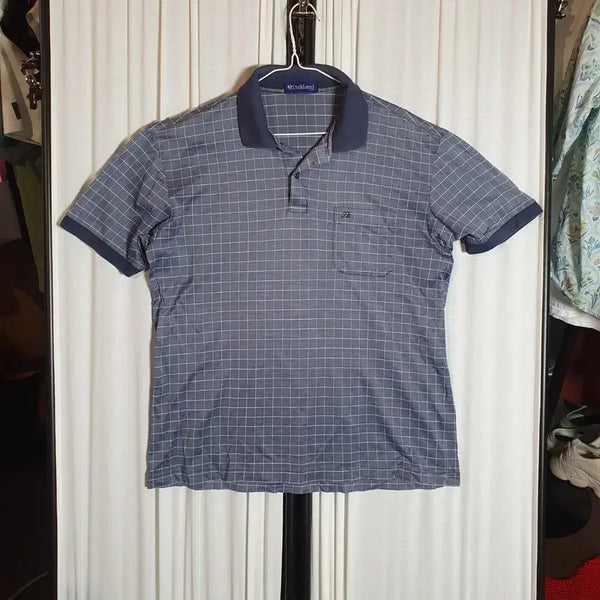 [BUNJANG] Parkland Check Short Sleeve Polo Shirt Size 100 / 파크랜드 체크 반팔 카라티 100사이즈 2508688