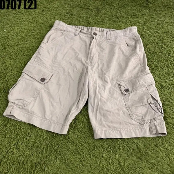 [BUNJANG] Calvin Klein Beige Cargo Shorts / 캘빈클라인 카고 반바지 베이지
