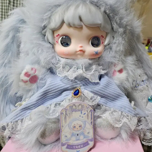 [BUNJANG] Micoco Sweet Castle 600% Blue Rabbit Plush / 미코코 600 하늘색 인형 판매