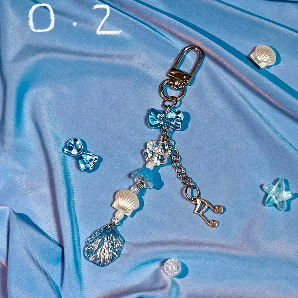 [BUNJANG] Sea Theme Beaded Keyring / 바다 비즈키링
