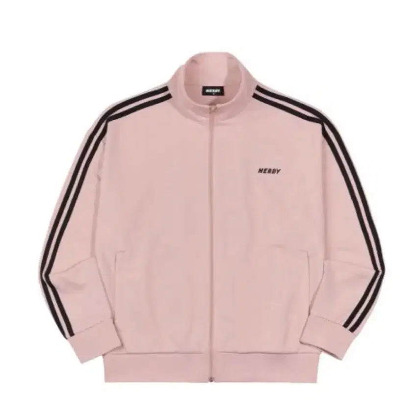 [BUNJANG] NERDY Track Top Pink Jersey M / 널디 널디 트랙탑 핑크 져지  m