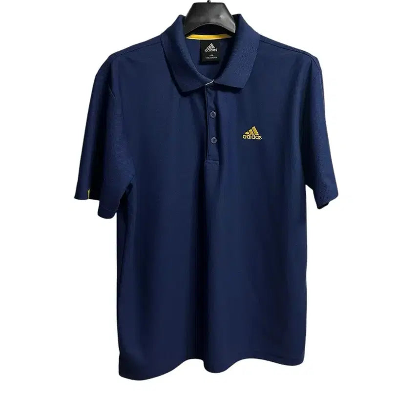[BUNJANG] Adidas Climalite Polo T-Shirt Navy / 아디다스 반팔 카라티셔츠 네이비 100size