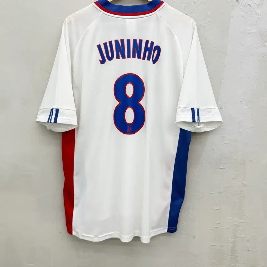 [BUNJANG] Adidas 01-02 Olympique Lyonnais Home #8 Juninho Retro Jersey XL / (XL) 아디다스 01-02 올랭피크 리옹 홈 No.8 주닝요