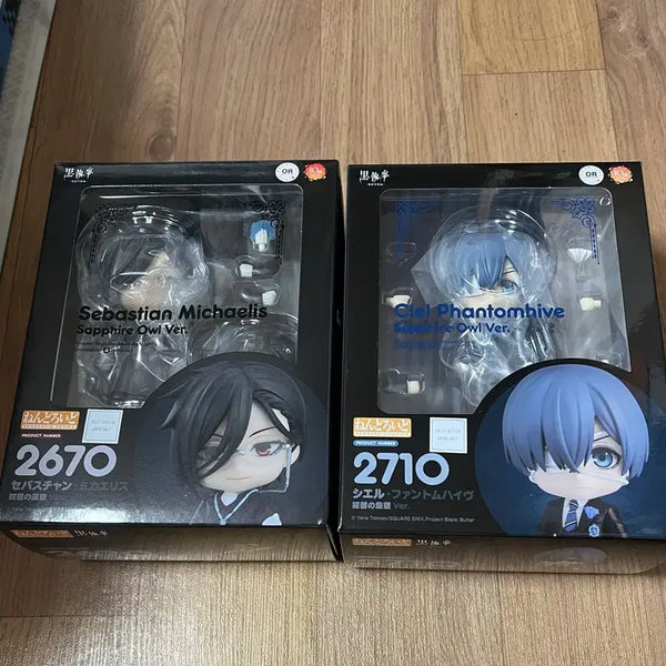 [BUNJANG] Black Butler Nendoroid Sebastian Michaelis & Ciel Phantomhive Bundle Set (Sealed) / 흑집사 넨도로이드 세바스찬+시엘 일괄판매
