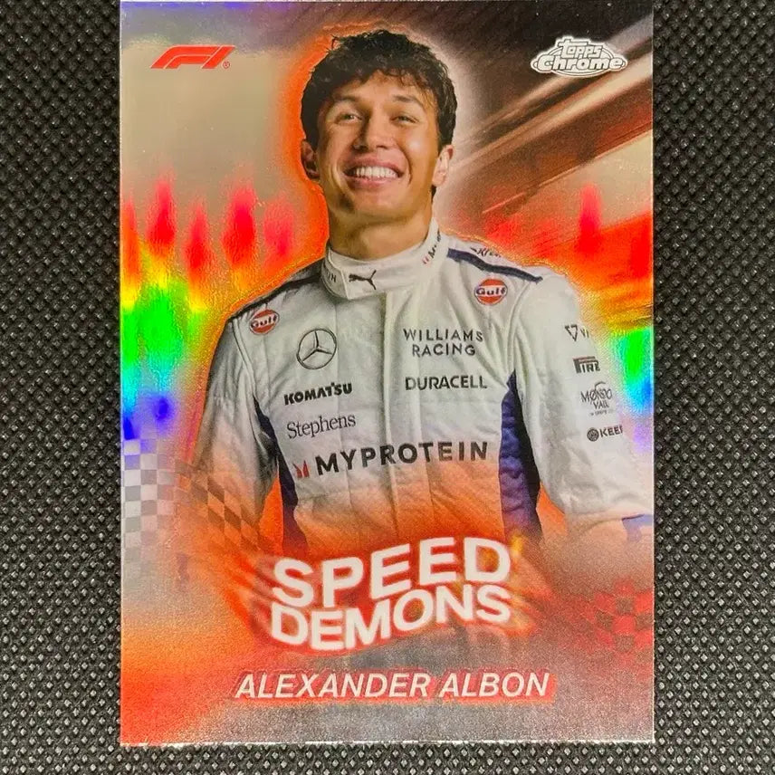 [BUNJANG] 2024 Topps Chrome F1 Alexander Albon Speed Demons Card / 2024 탑스 크롬 f1 알렉산더 알본 스피드 데몬 카드