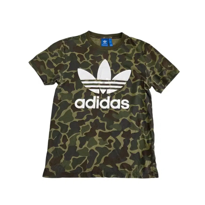 [BUNJANG] Adidas Camo Big Logo T-Shirt / Adidas 아디다스 카모 빅로고 티셔츠