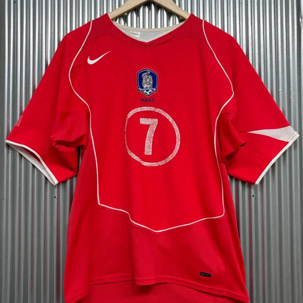 [BUNJANG] Nike South Korea National Team Park Ji-sung 2004 Jersey #7 / [100] 나이키 대한민국 국가대표 박지성 유니폼 2004 8.9