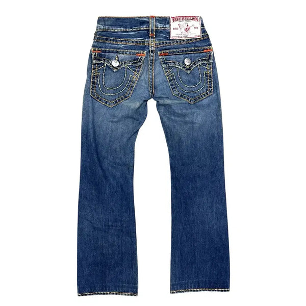 [BUNJANG] True Religion Billy Super T Stitch Denim Pants (Size 29) / 트루릴리전 빌리 슈퍼티 스티치 데님팬츠(29)