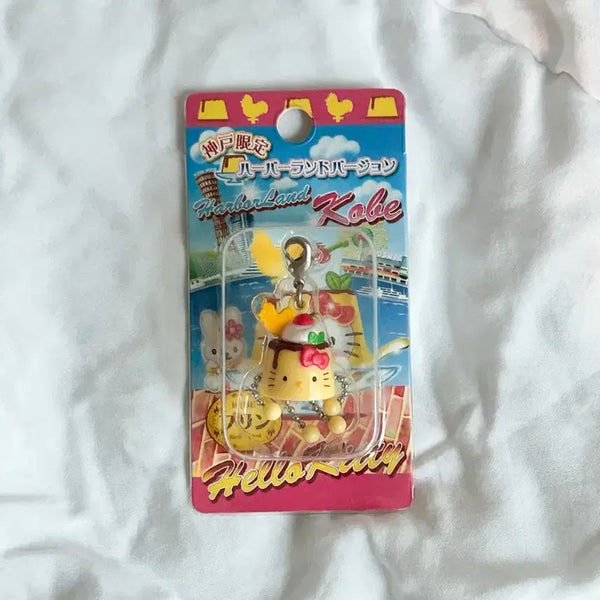 [BUNJANG] Sanrio Hello Kitty Classic Pudding Strap Charm / 헬로키티 고전 스트랩 푸딩 달랑이