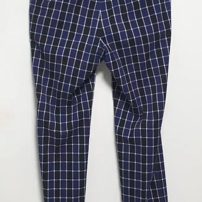 [BUNJANG] Phantom Golf Check Trousers Navy (33-34) / 팬텀 골프 체크 바지 네이비 33~34