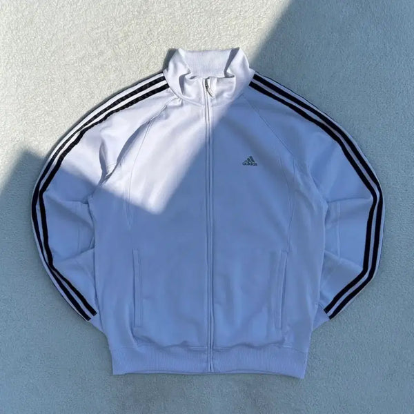 [BUNJANG] Adidas White Track Top Jersey XL / 아디다스 화이트 트랙탑 져지 XL