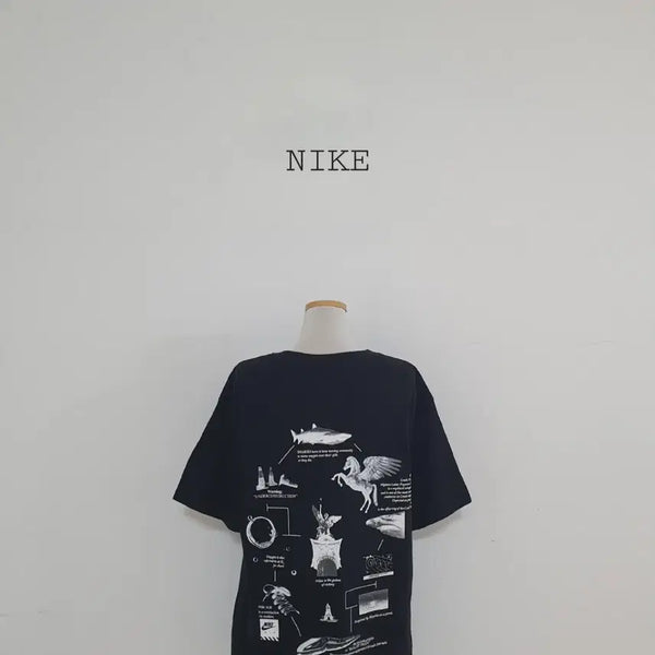 [BUNJANG] Nike Black Short Sleeve T-Shirt Size S / No.26070505 나이키 반팔티 블랙
