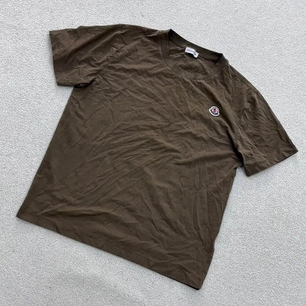 [BUNJANG] Vintage Men's Logo Patch Short Sleeve T-Shirt / 실측확인 빈티지 남성 로고 패치 반팔 티셔츠 0618E2