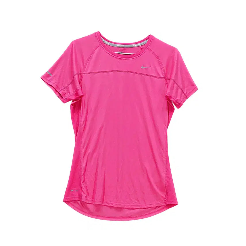 [BUNJANG] Nike Women's Slim Fit Sporty Short Sleeve T-Shirt Pink / 나이키 여성 스포티한 슬림핏 반팔티 95 핑크 01055