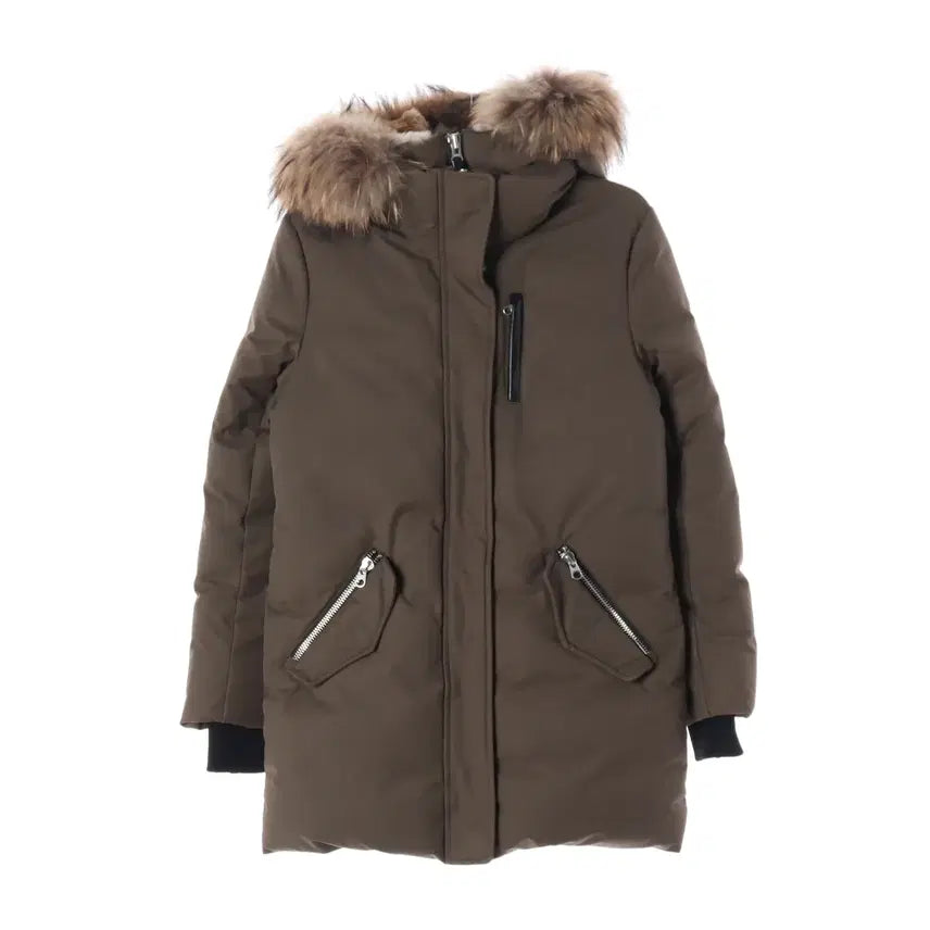 [BUNJANG] Mackage Edward Raccoon Fur Down Padding Parka Khaki / 맥케이지 에드워드 라쿤퍼 덕다운 패딩 파카 카키