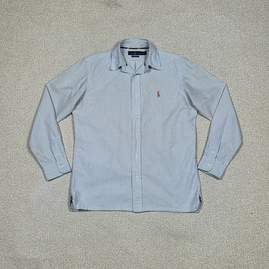 [BUNJANG] Polo Ralph Lauren Classic Fit Striped Long Sleeve Shirt / [폴로 랄프로렌] 클래식 핏 스트라이프 긴팔 셔츠 | S00539