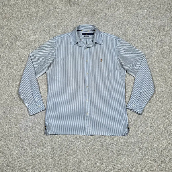 [BUNJANG] Polo Ralph Lauren Classic Fit Striped Long Sleeve Shirt / [폴로 랄프로렌] 클래식 핏 스트라이프 긴팔 셔츠 | S00539