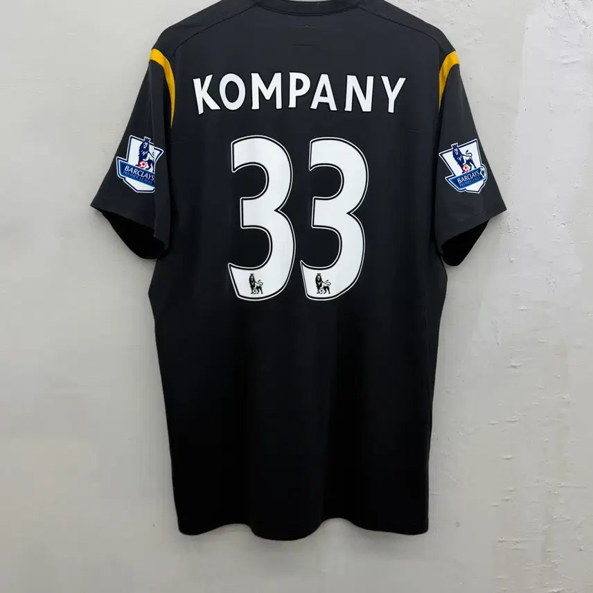 [BUNJANG] Umbro 2009-2010 Manchester City Away League Version Vincent Kompany Jersey XL / (XL) 엄브로 09-10 맨체스터 시티 어웨이 리그.ver No.33