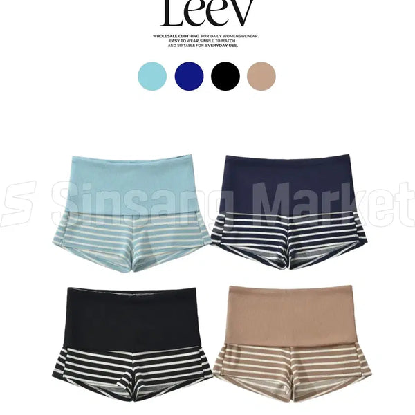 [BUNJANG] NANA Stripe Short Pants Casual Shorts / [빠른발송] 나나 스트라이프 숏팬츠 반바지 키치 캐주얼 단가라