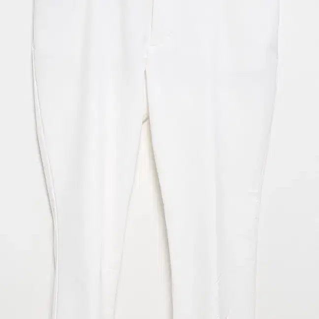 [BUNJANG] Adidas New Design Logo Performance Pants White / 아디다스 신형디자인 로고 기능성 바지 화이트 36~37
