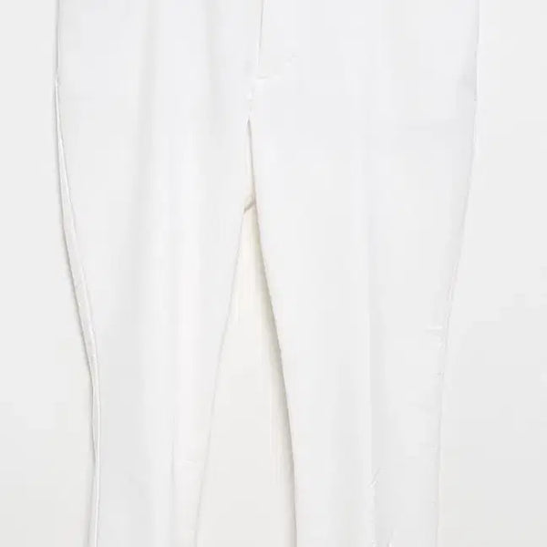 [BUNJANG] Adidas New Design Logo Performance Pants White / 아디다스 신형디자인 로고 기능성 바지 화이트 36~37